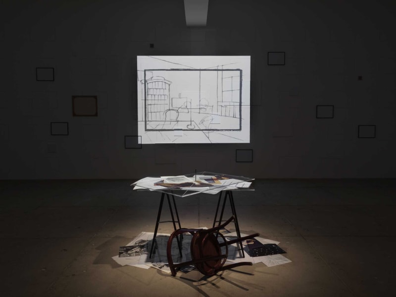 An exhibition installation view from: Giulio Paolini