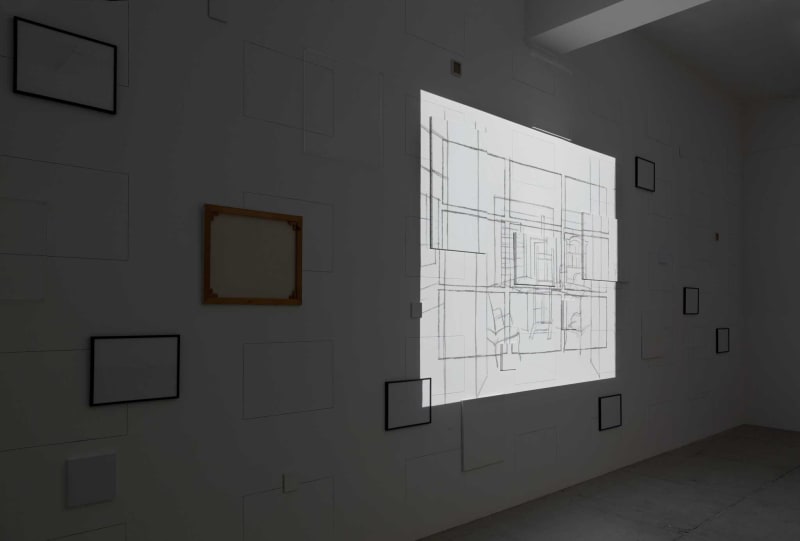 An exhibition installation view from: Giulio Paolini