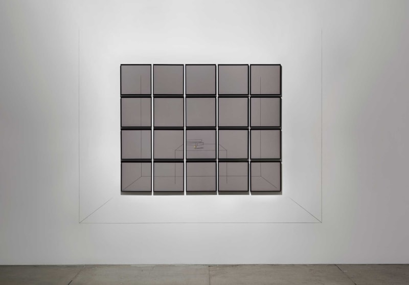 An exhibition installation view from: Giulio Paolini