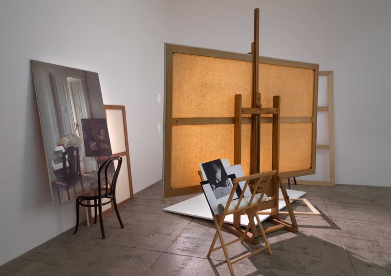 An exhibition installation view from: Giulio Paolini