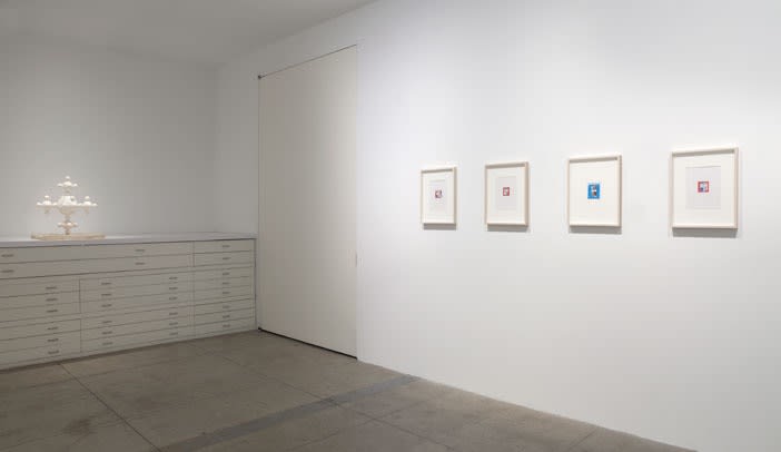 An exhibition installation view from: Gabriel Orozco, thinking in circles