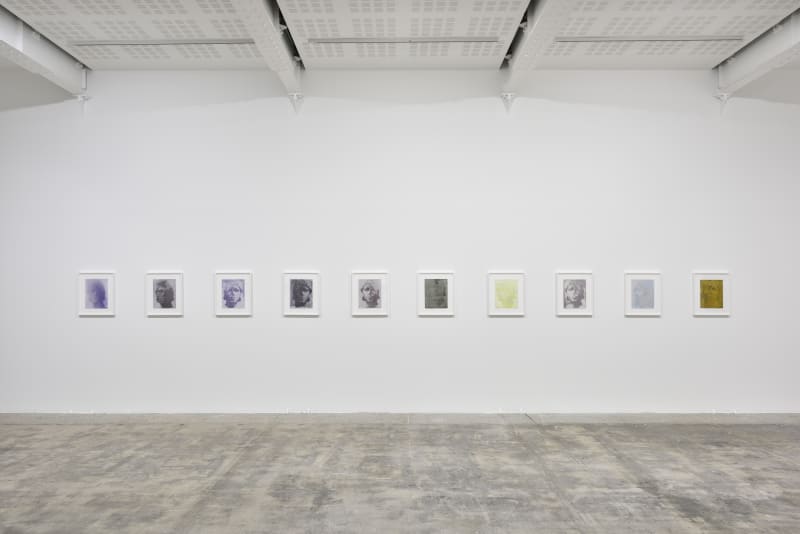 An exhibition installation view from: James Welling, The Earth, the Temple and the Gods