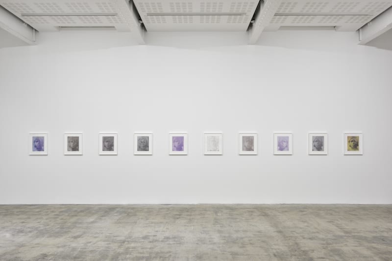 An exhibition installation view from: James Welling, The Earth, the Temple and the Gods