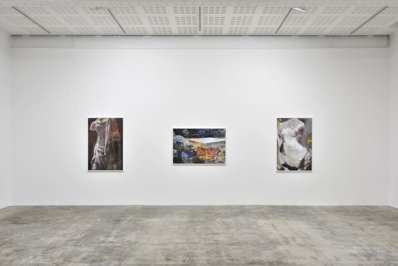 An exhibition installation view from: James Welling, The Earth, the Temple and the Gods