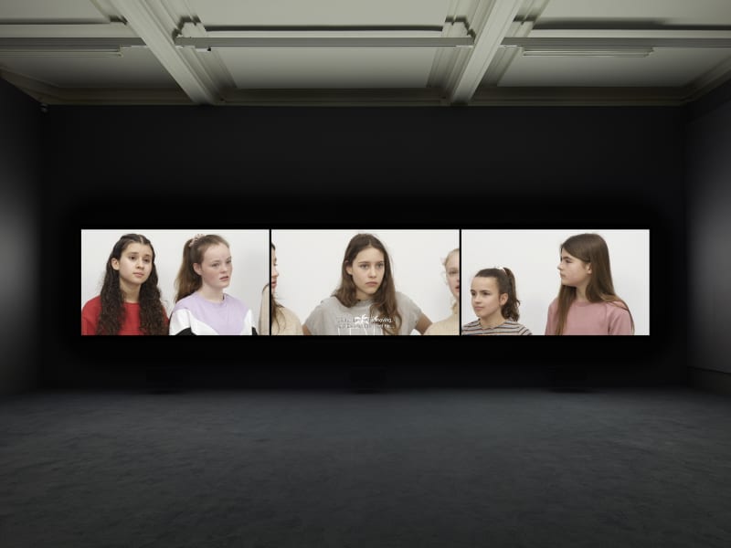 An exhibition installation view from: Rineke Dijkstra