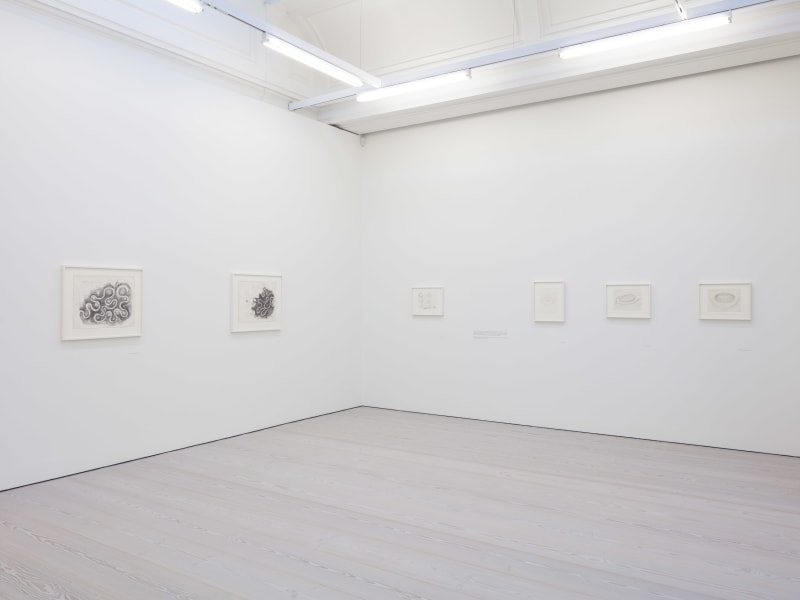 An exhibition installation view from: Robert Smithson, Hypothetical Islands