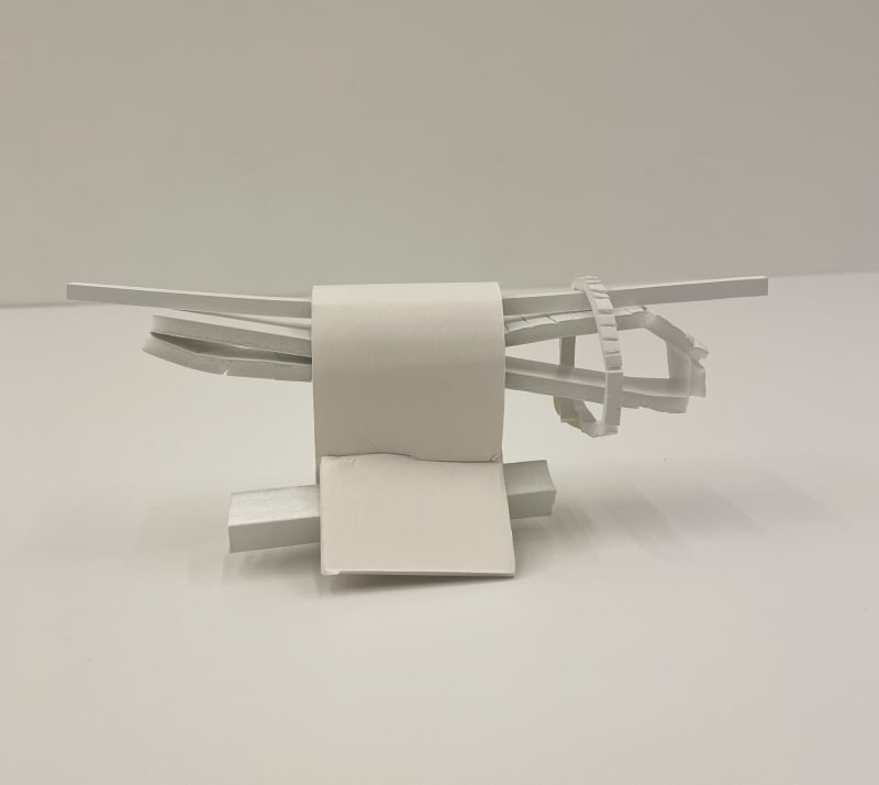 a maquette made as part of an orchid Foundation event at Marian Goodman gallery