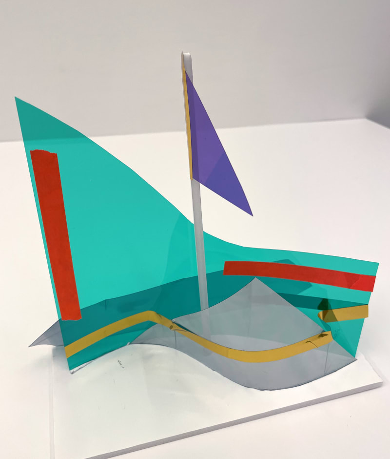 maquette made by a student as part of an Orchid Foundation event at Marian Goodman gallery