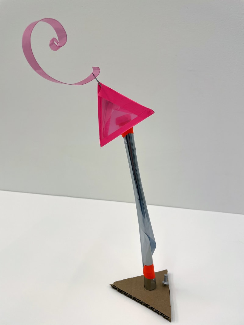 Maquette made by an art Handler as part of an orchid Foundation event at Marian Goodman gallery