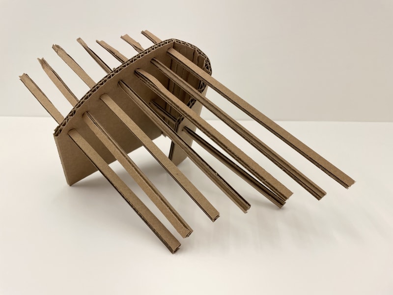 a maquette made as part of an orchid Foundation event at Marian Goodman gallery