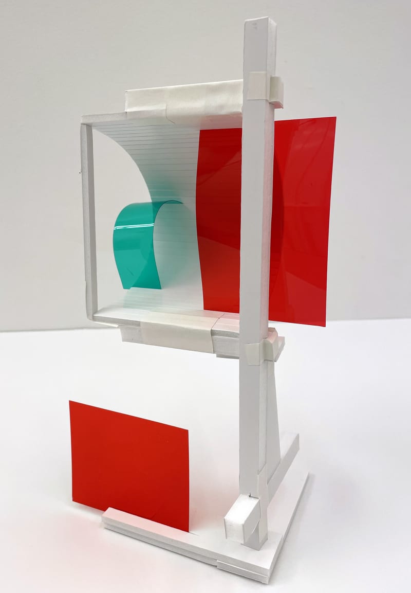 a maquette made as part of an Orchid Foundation event at Marian Goodman gallery