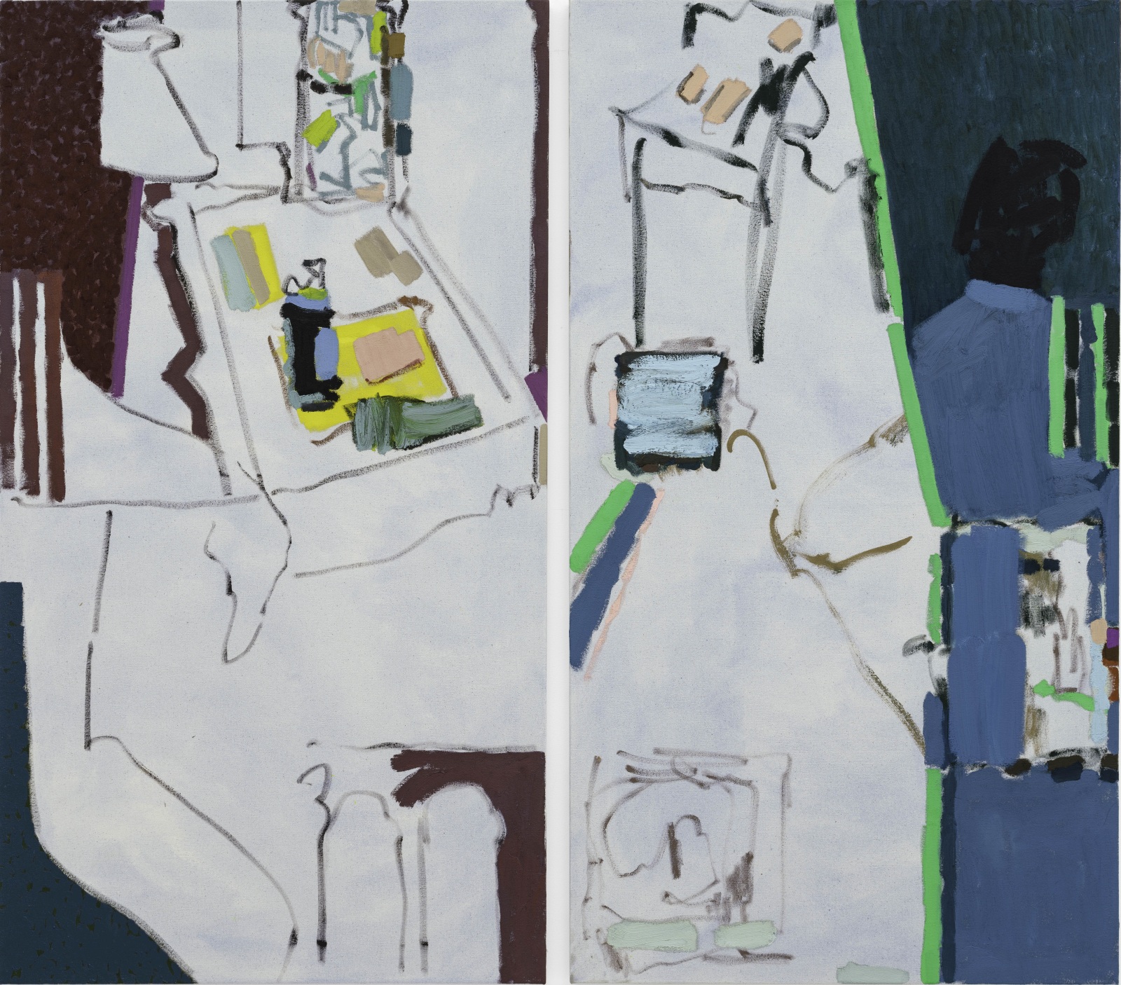 Mary Ramsden, Through to the blue, 2021