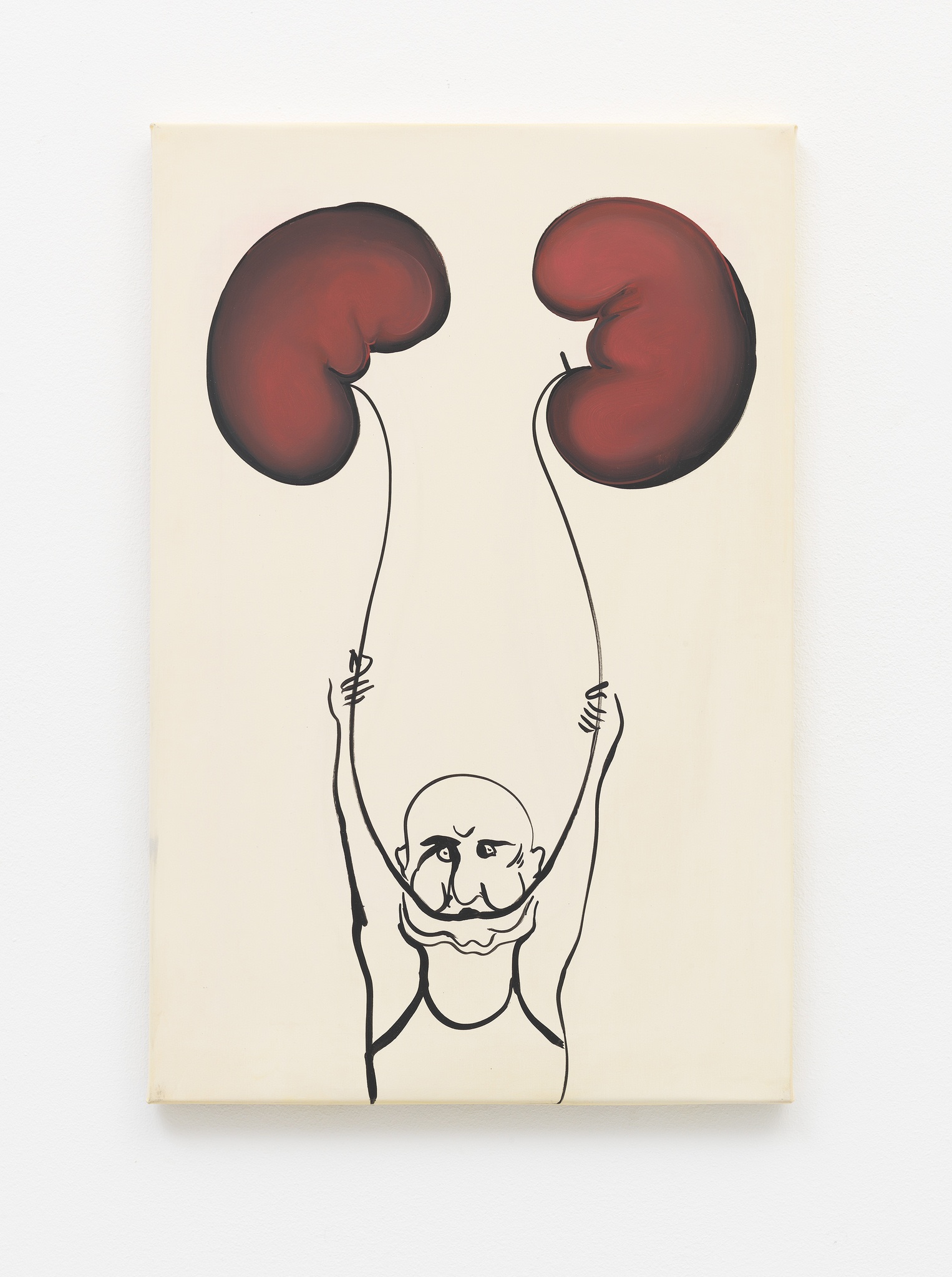 Tala Madani Kidney2011 Oil on linen 50.8 x 33 cm