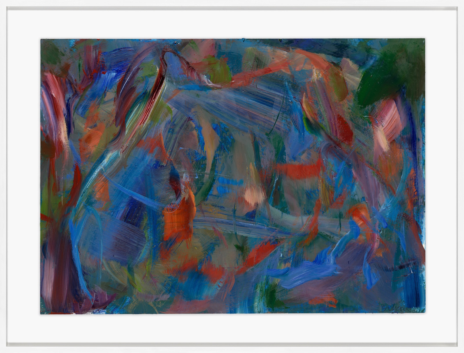 Sabine Moritz Lakefront I2023 Oil on paper Unframed: 42 x 59 cm 16 1/2 x 23 1/4 in Framed: 54...