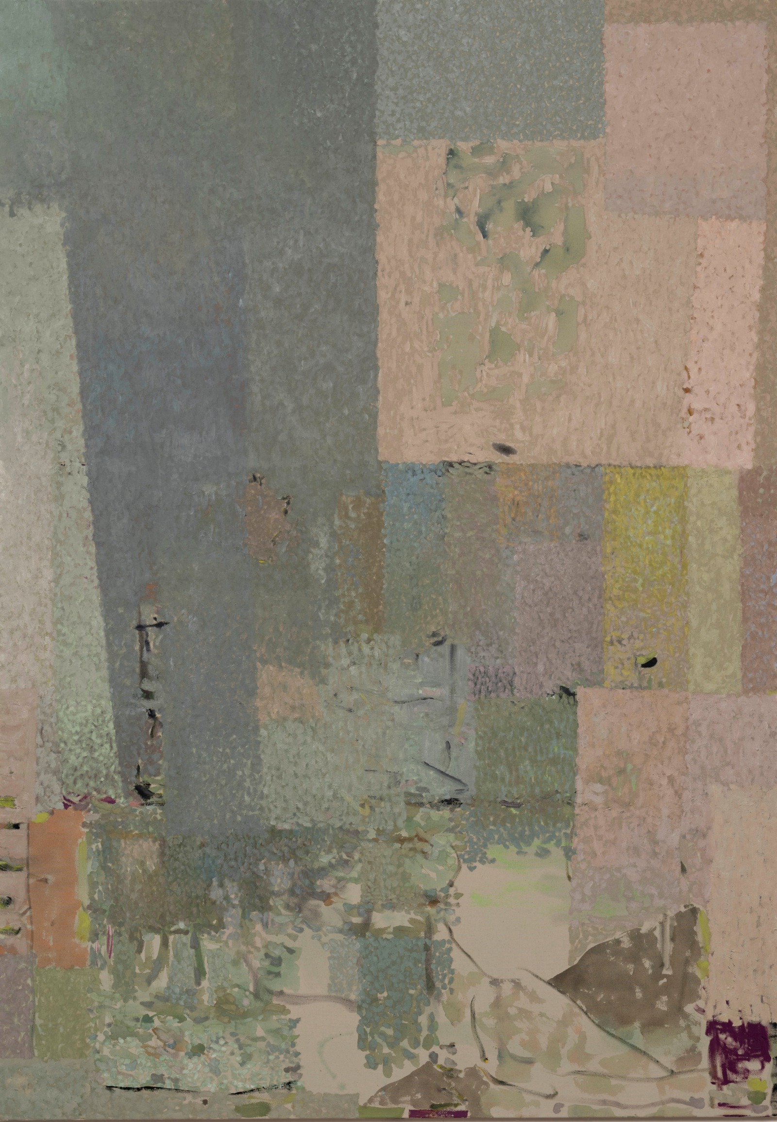 Mary Ramsden Schism Chasm2024 Oil on canvas Unframed: 200 x 140 cm 78 3/4 x 55 1/8 in Framed: 203.7...