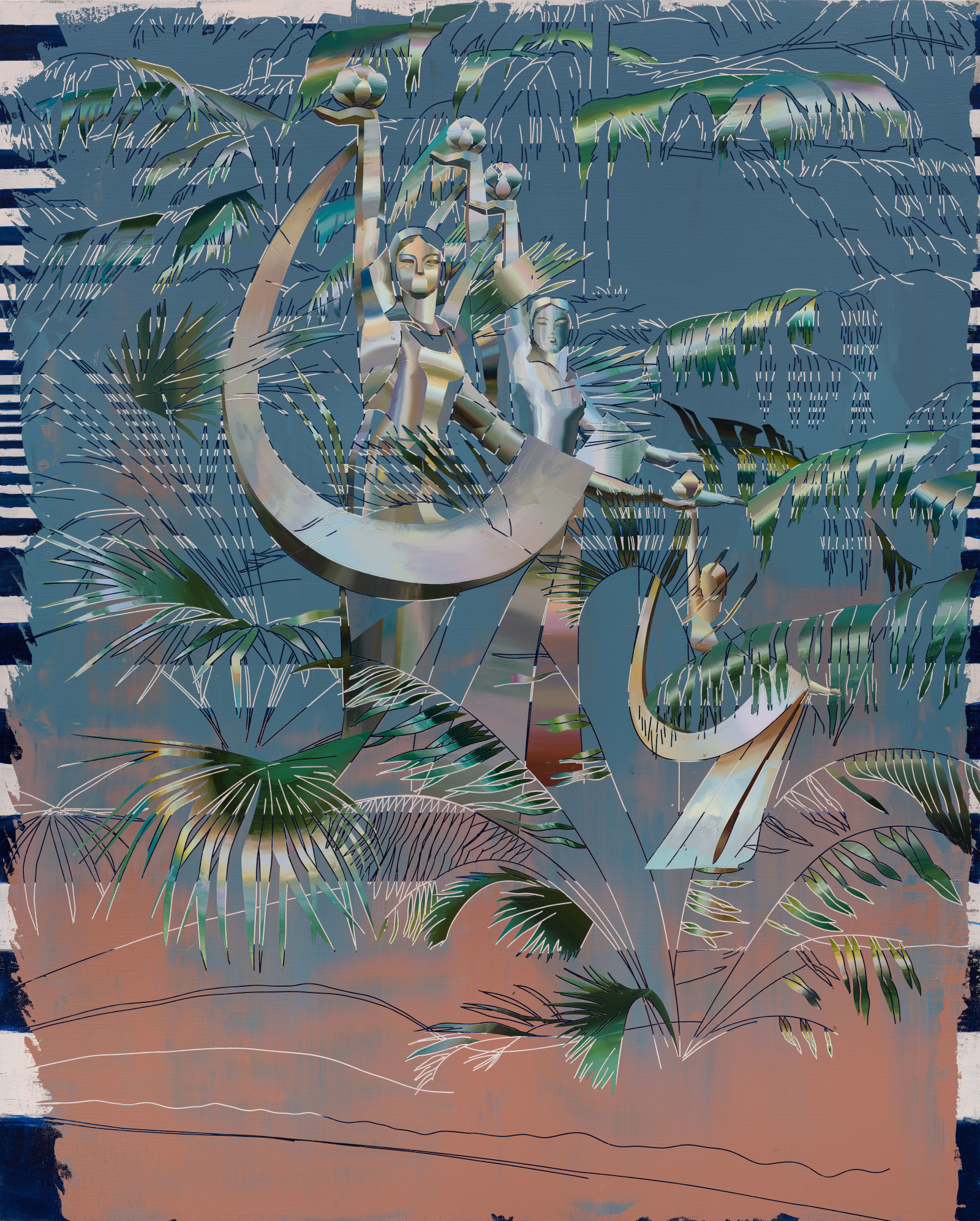 Cui Jie, Statues of Female Textile Workers, 2022