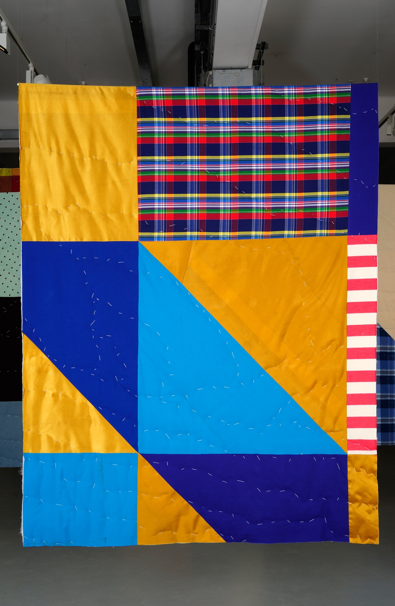 Ulla von Brandenburg Monkey Wrench2009 Fabric quilt 2 m x 154 cm