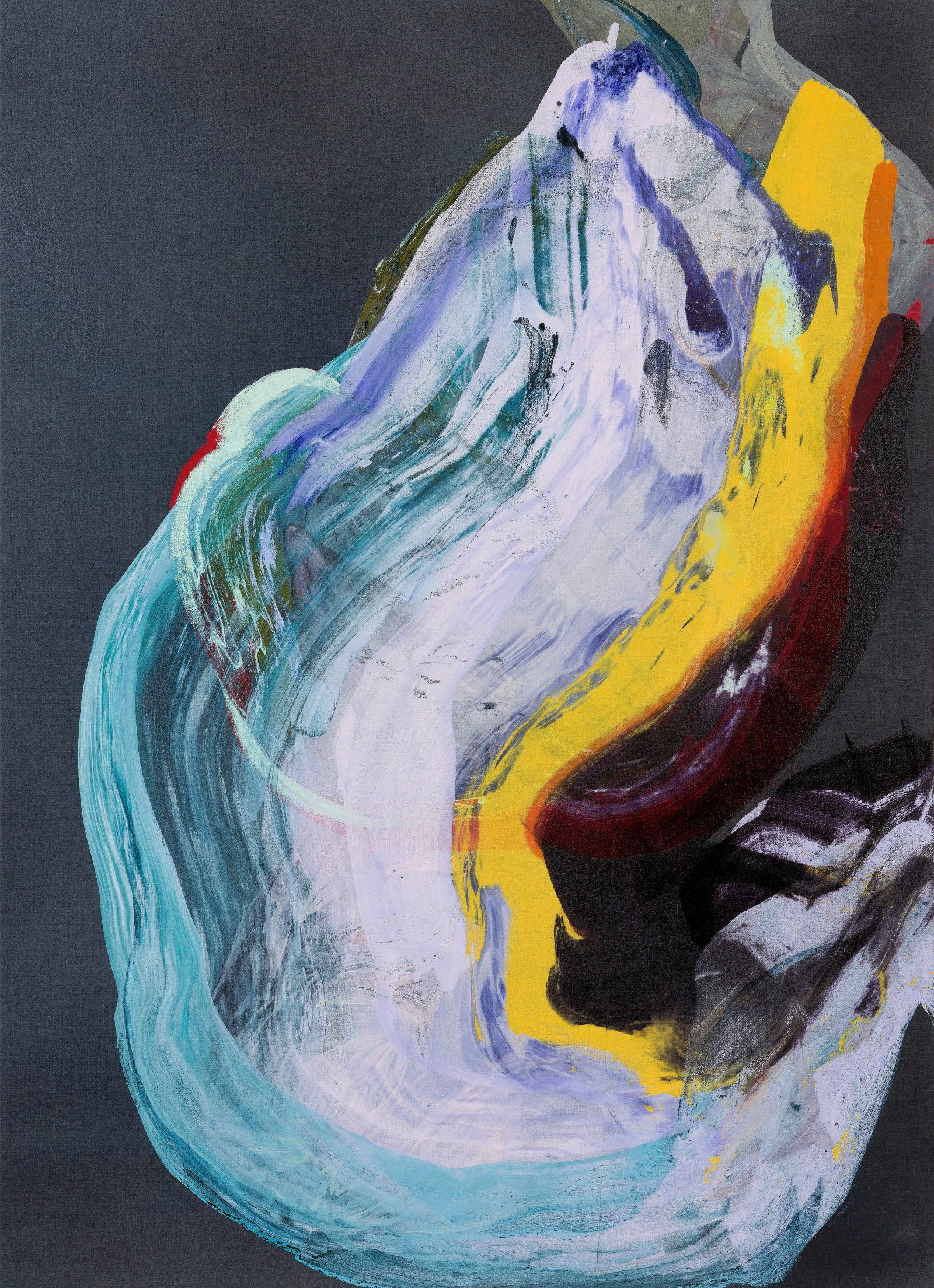 Ragna Bley Chimeral Breath2025 Acrylic and oil on linen canvas 207 x 150 cm 81 1/2 x 59 in