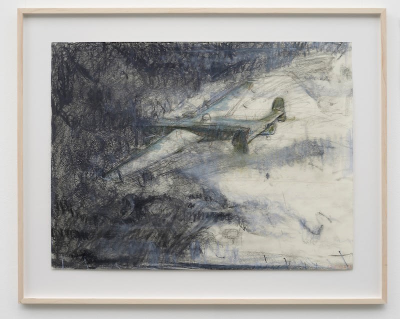Sabine Moritz Halifax2013 Charcoal, acrylic and oil on cotton 42 x 56 cm (unframed) 54 x 68cm (framed)
