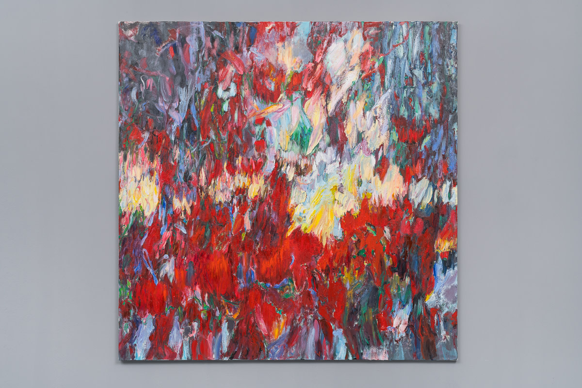 Sabine Moritz Inside the Heart2018 Oil on Canvas 200 x 200 cm 78 3/4 x 78 3/4 in