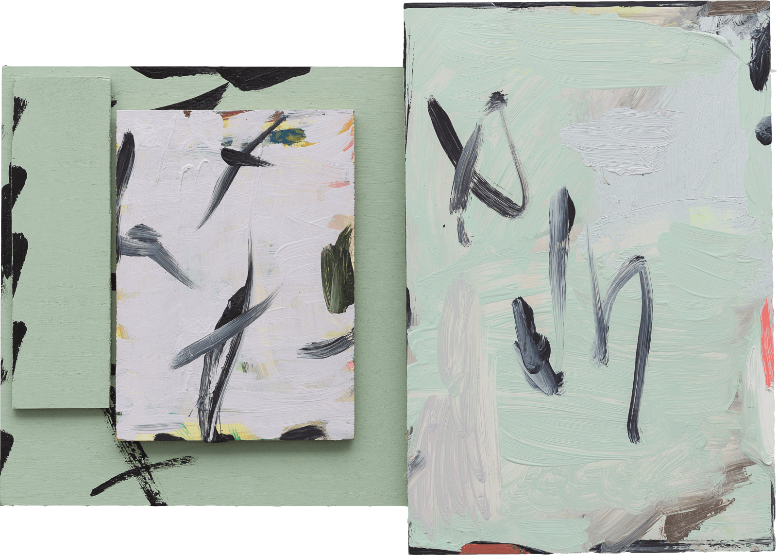 Mary Ramsden Icon 112019 Oil on board 30 x 42 x 2 cm 11 3/4 x 16 1/2 x 3/4...