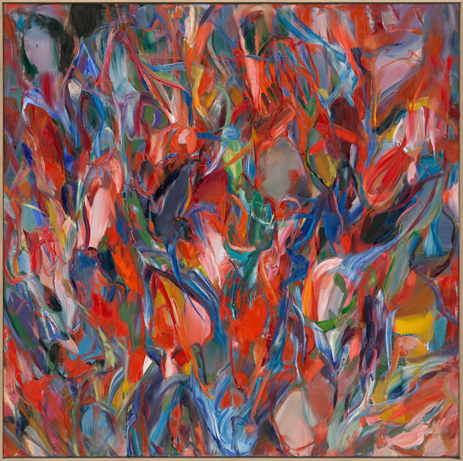 Sabine Moritz Thetis II2024 Oil on canvas Unframed: 150 x 150 cm 59 x 59 in Framed: 154 x 154...