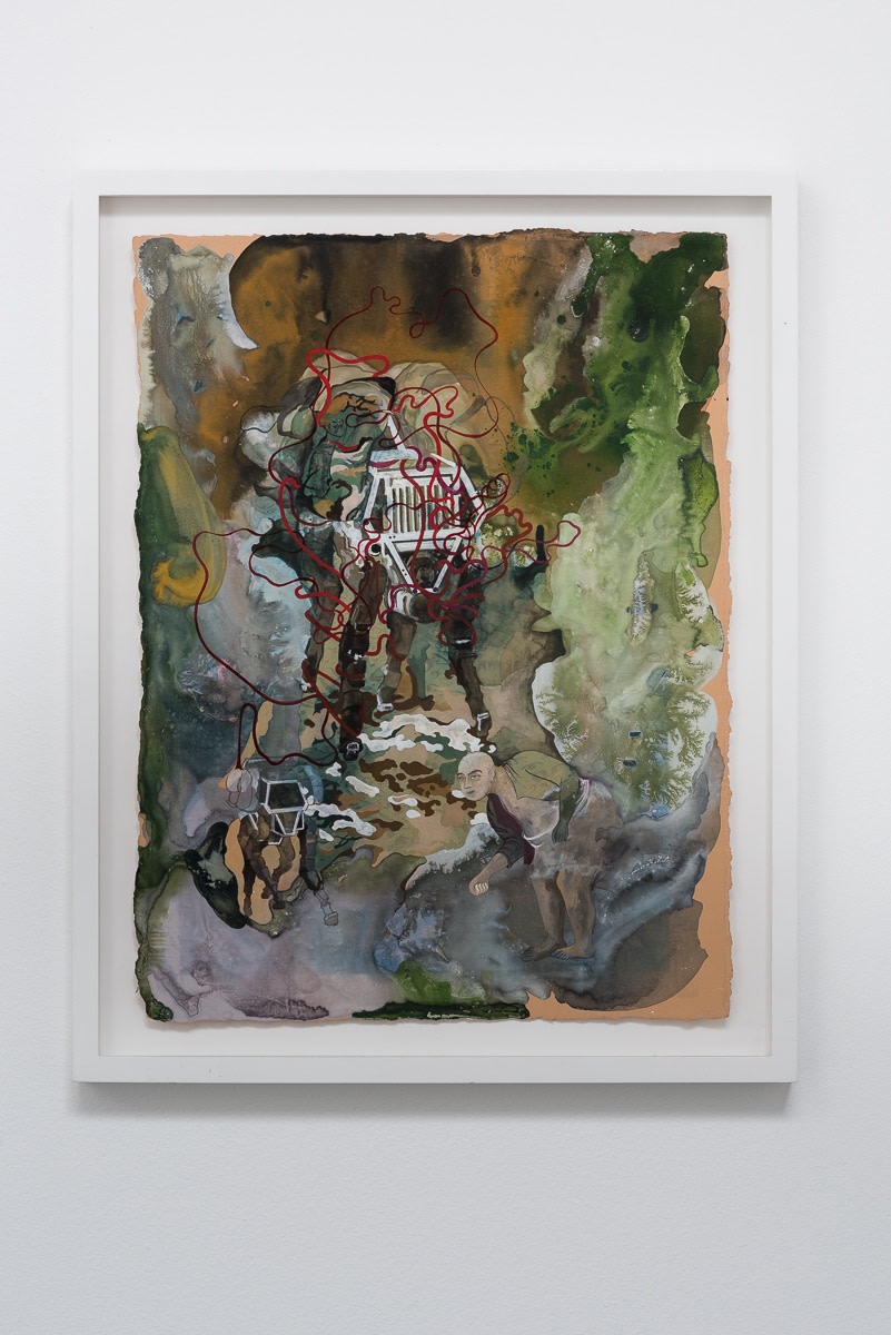 Shahzia Sikander, Here Fido, Here Boy, 2009