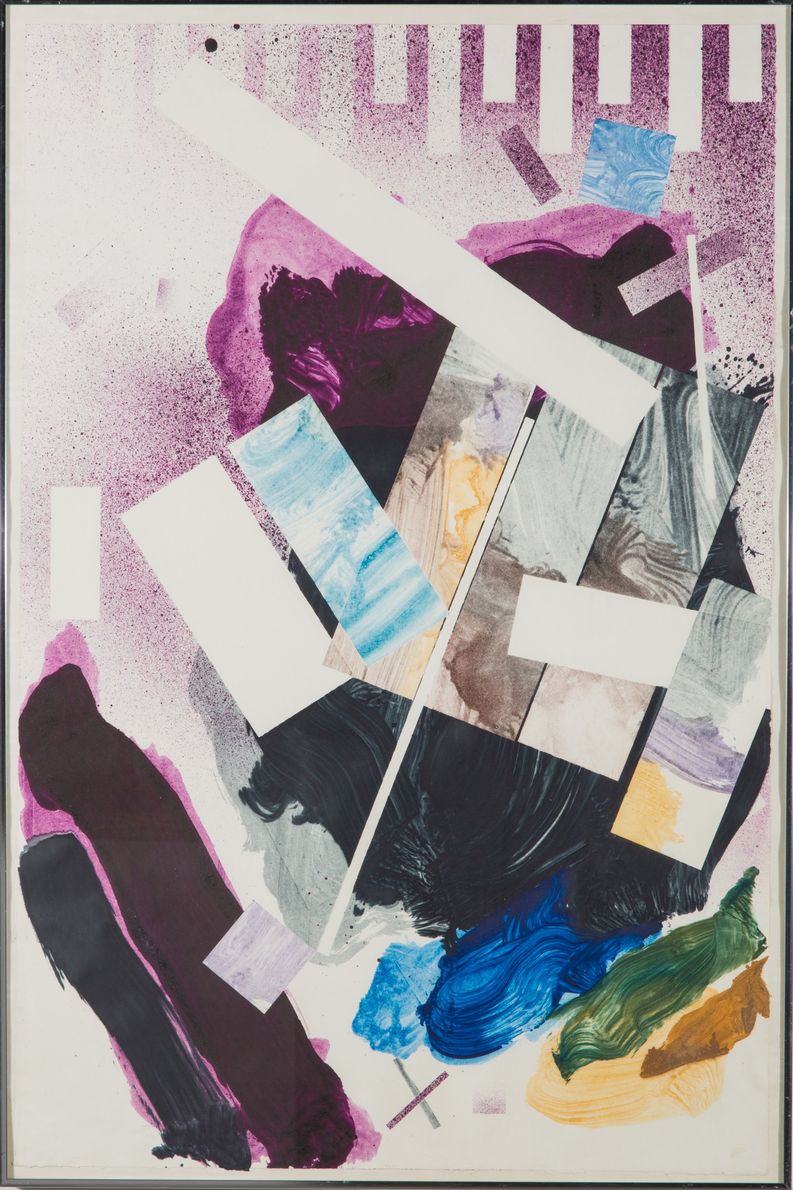 Robert Reed Plum Nellie, Vertical Hold1975 Monotype 87.6 x 59.7 cm 34 1/2 x 23 1/2 in