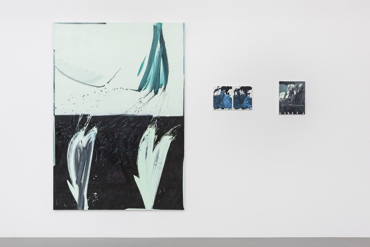 Mary Ramsden Feel it in Two Places2017 Oil and acrylic on canvas, oil on board, oil on canvas 200 x...