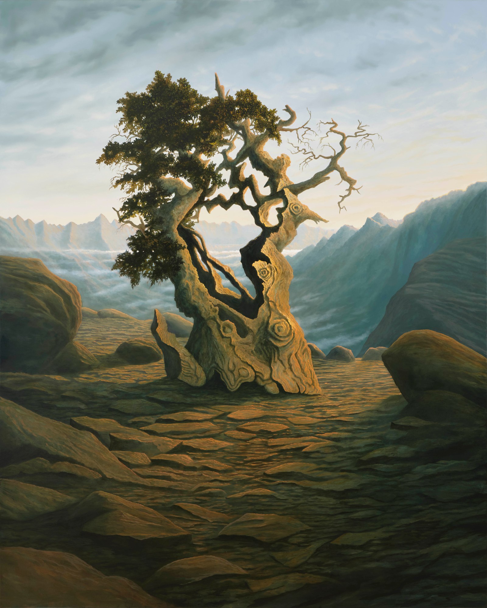 Sholto Blissett Living Fossil II2025 Oil on canvas 200 x 160 cm 78 3/4 x 63 in