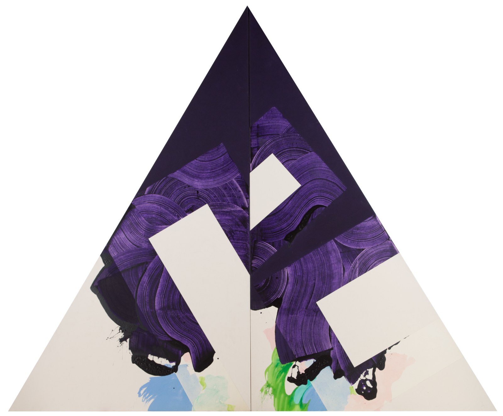 Robert Reed Plum Nellie Split, November Reason1972 Acrylic on canvas 304.8 x 365.8 cm 120 x 144 in