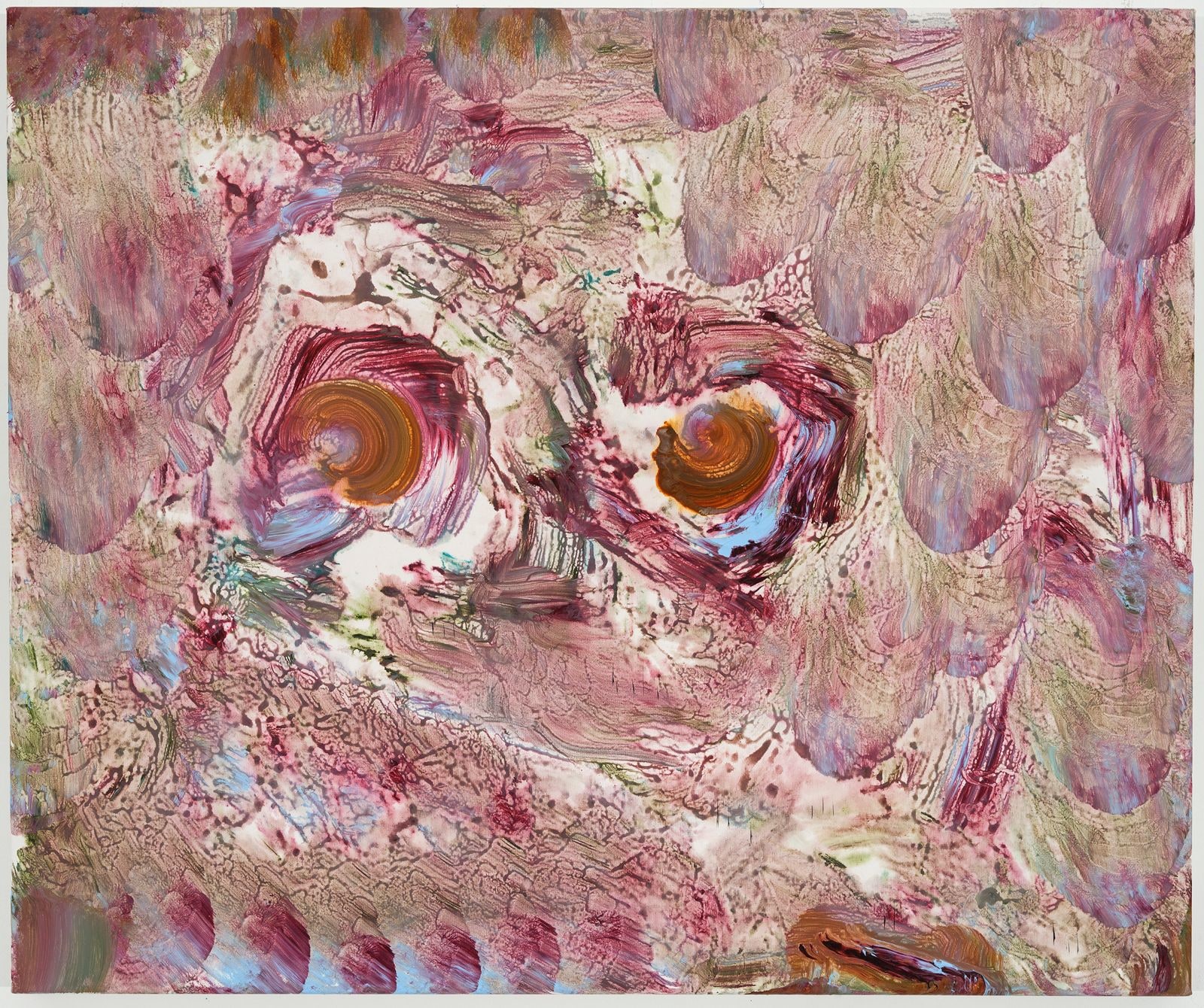 Manuel Mathieu Lamentation 22022 Mixed media 76.2 x 91.4 cm 30 x 36 in