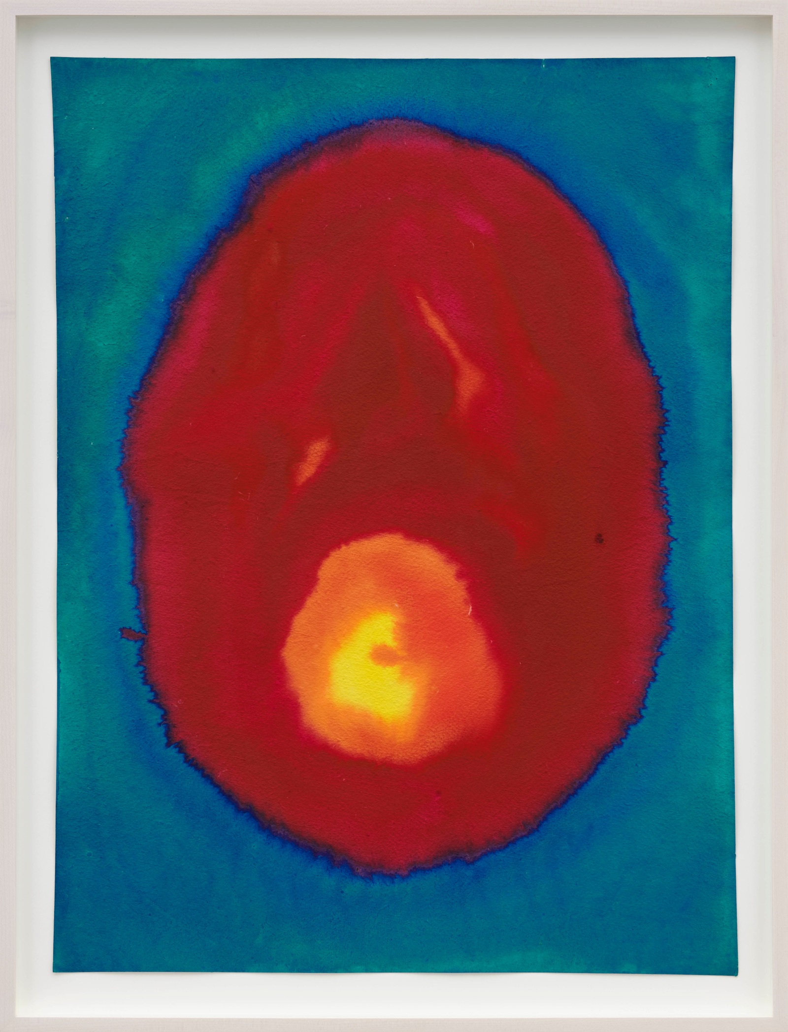 Prafulla Mohanti Agni Garbha1972 Watercolour on paper Unframed: 76 x 54 cm 29 7/8 x 21 1/4 in Framed: 84.4...