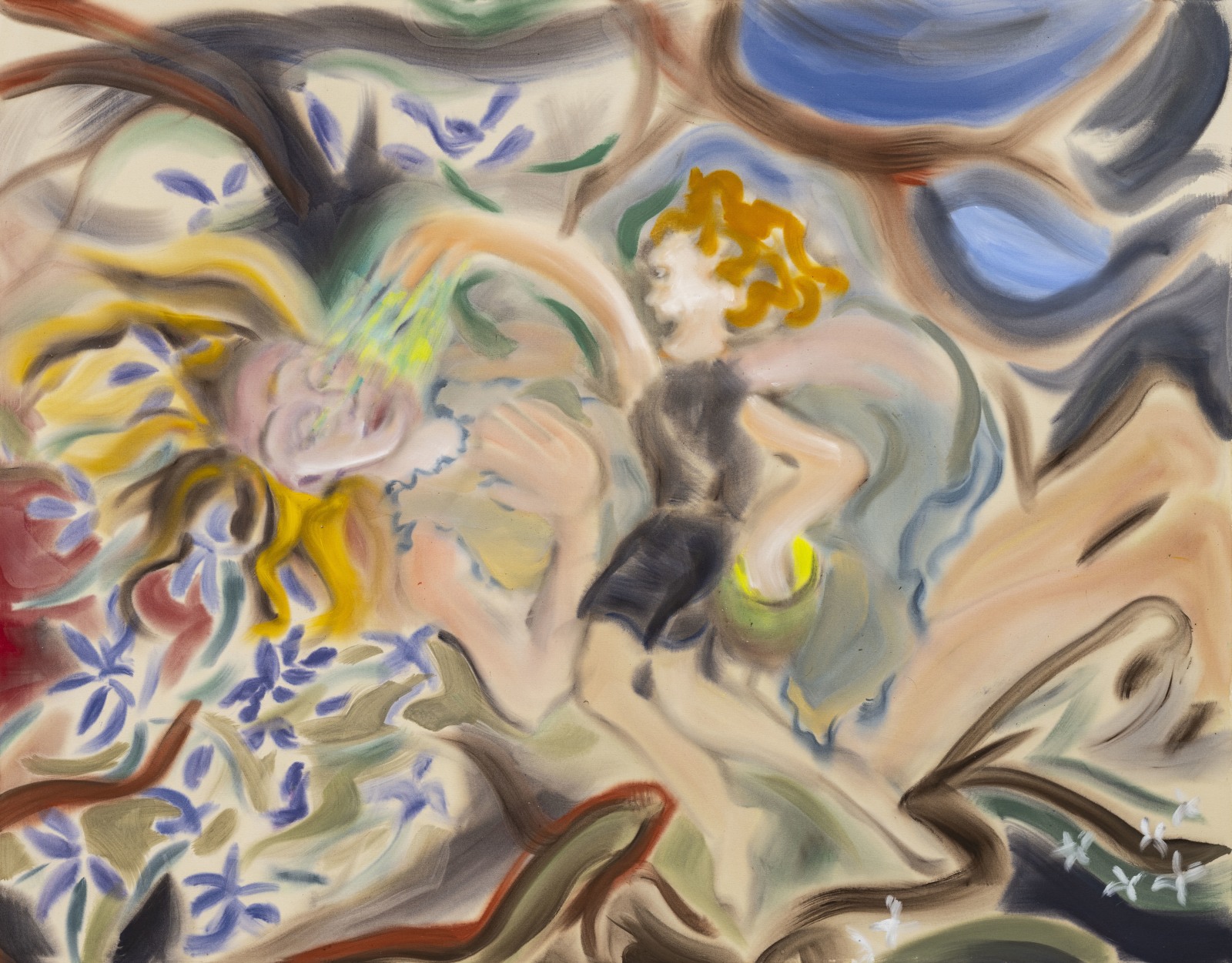 Sophie von Hellermann Upon Thy Eyes I Throw All the Power This Charm Doth Owe2020 Acrylic on canvas 180 x...