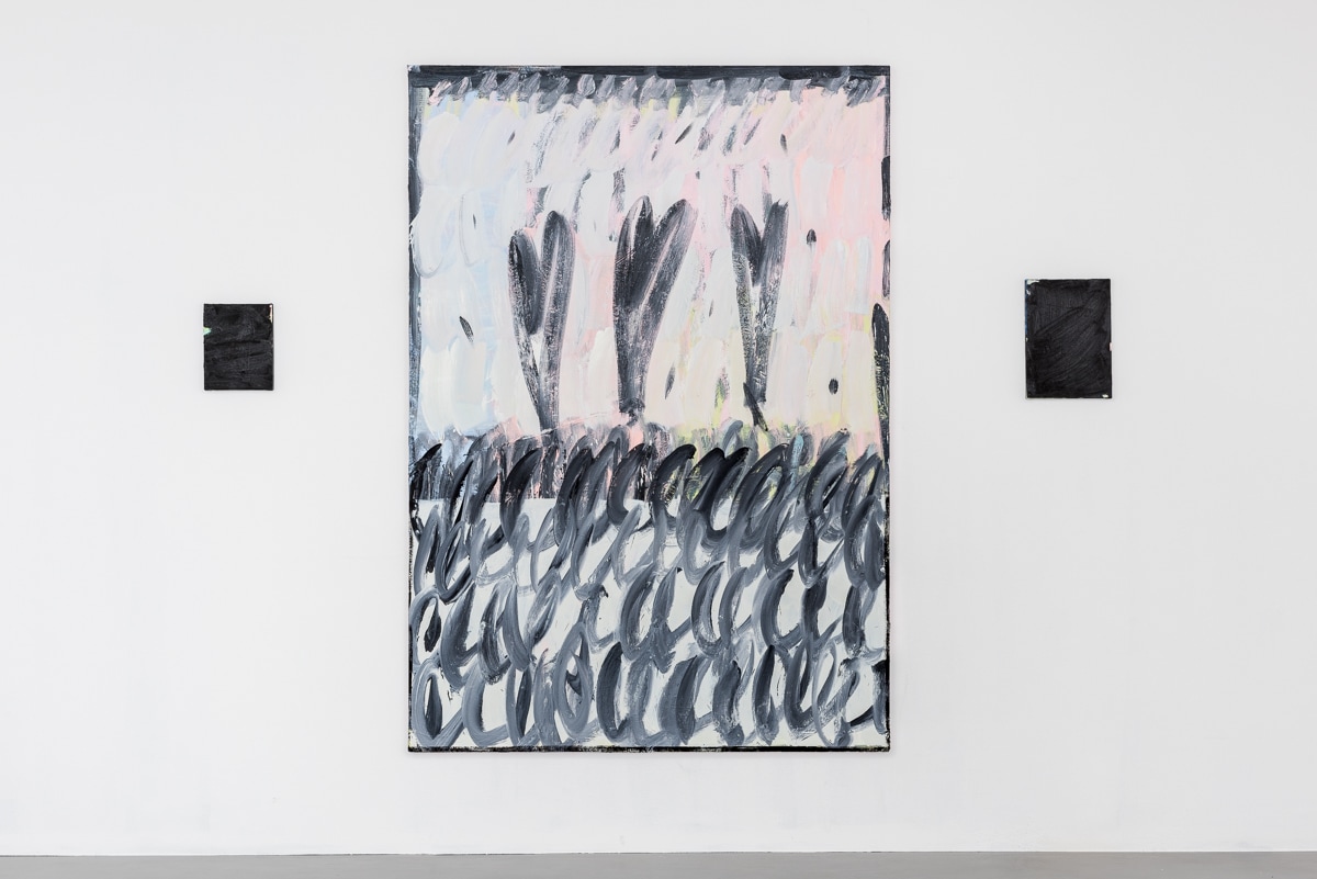 Mary Ramsden Hurt Colours2017 Oil on canvas 25 x 20, 200 x 140, 35 x 25 cm