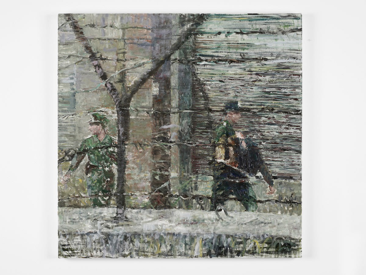 Sabine Moritz Dying I2013 Oil on canvas 71 x 71 cm