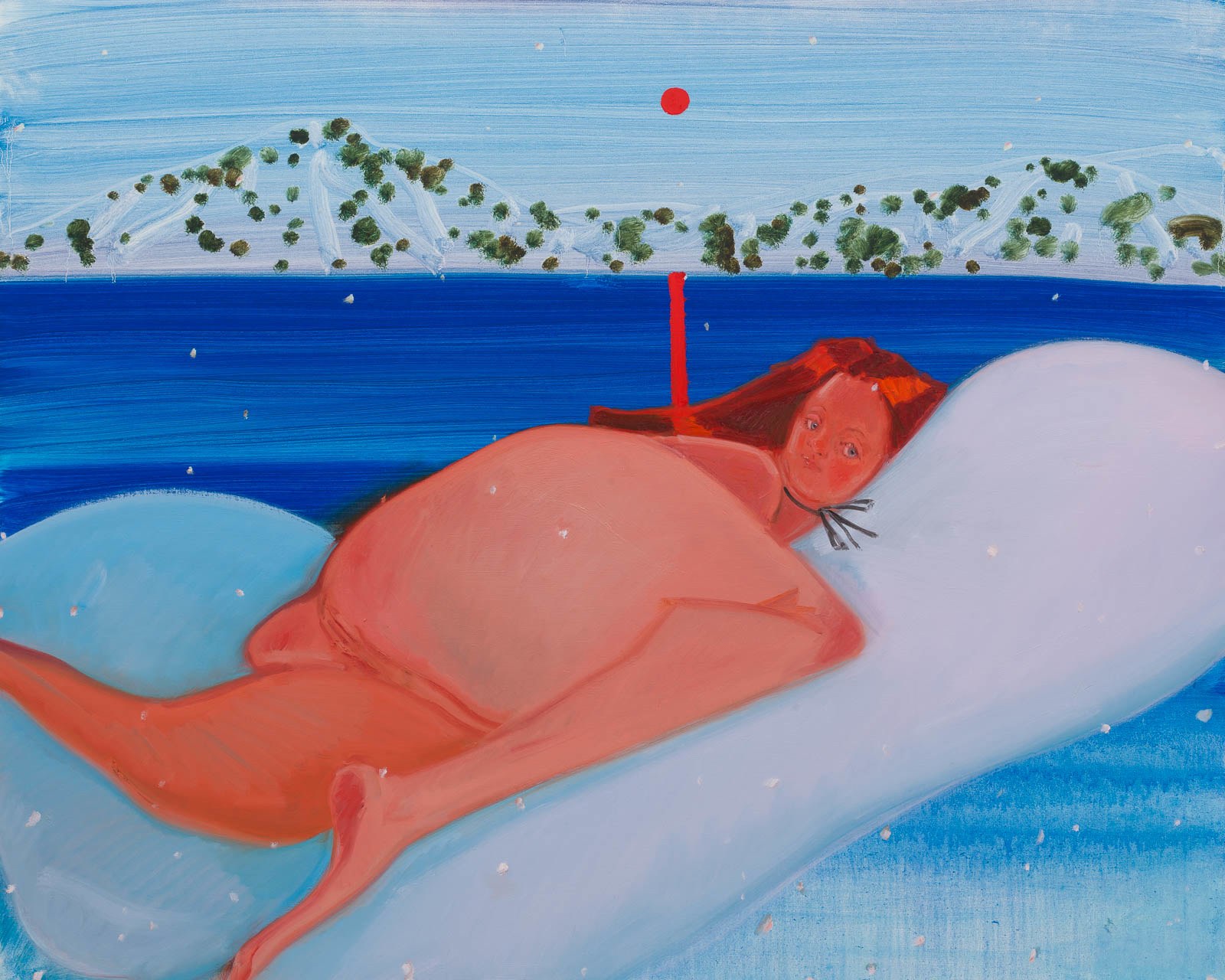 Sofia Mitsola Le Rêve2023 Oil on linen 120 x 150 cm 47 1/4 x 59 in