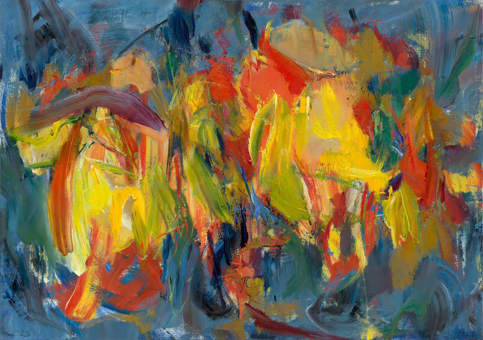 Sabine Moritz Spice Islands I2023 Oil on paper Unframed: 42 x 59 cm 16 1/2 x 23 1/4 in Framed:...