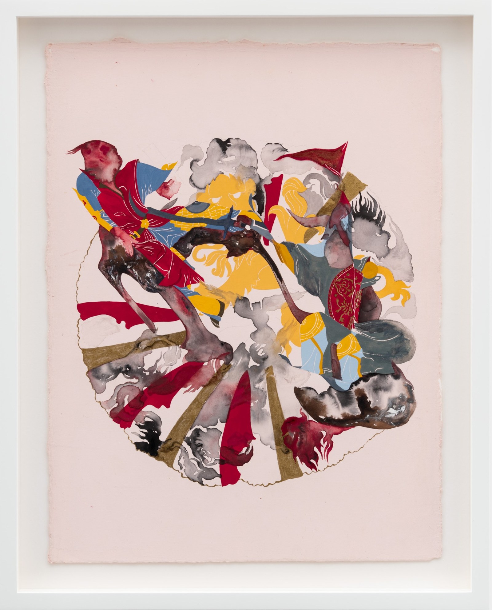 Shahzia Sikander The Shadow Series I2021 Watercolour, Ink and Gouache on paper Framed: 45 x 36 x 4 cm 17...