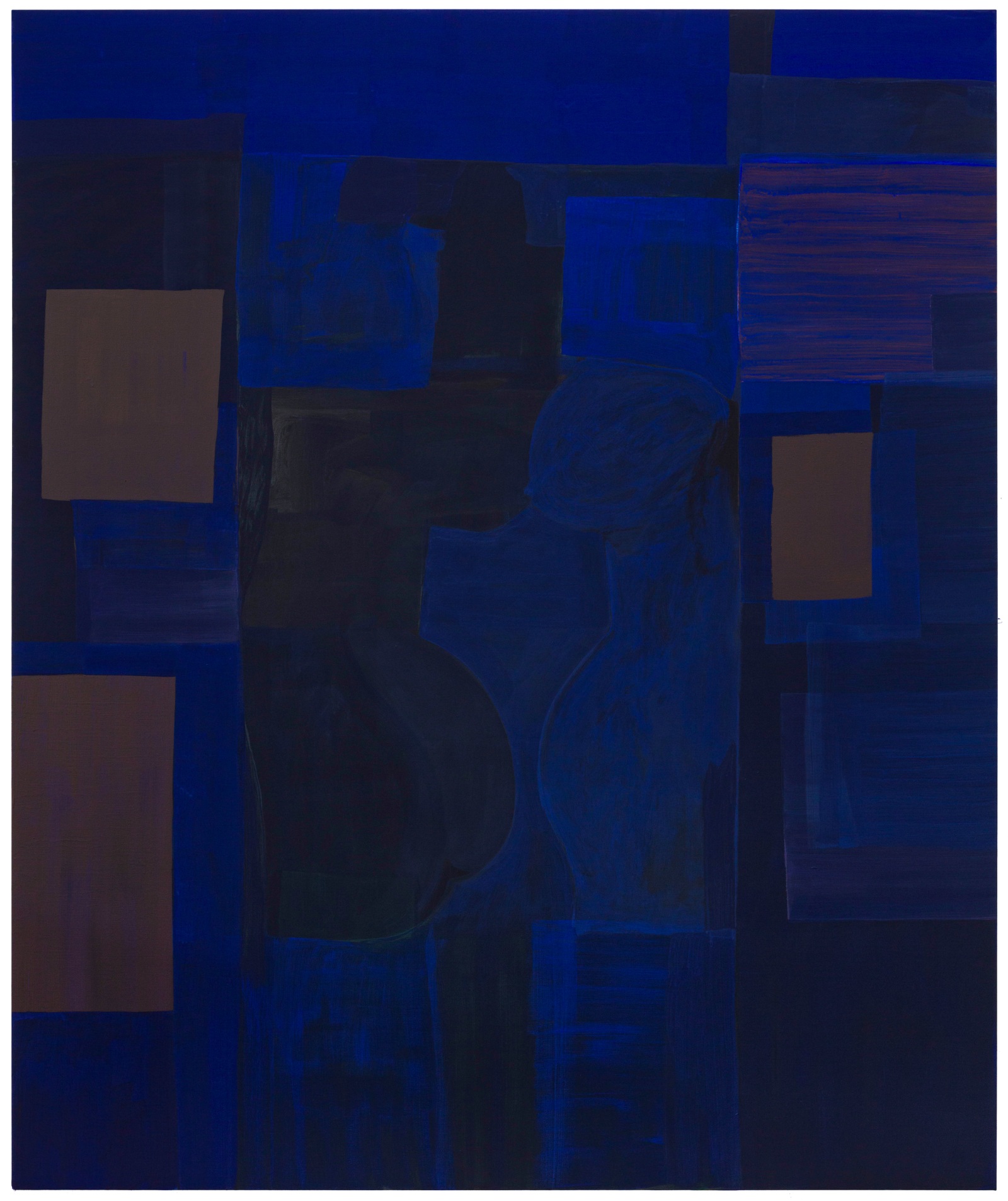 Sojourner Truth Parsons Alone person II2024 Acrylic on canvas 185.4 x 154.9 x 3.2 cm 73 x 61 x 1...