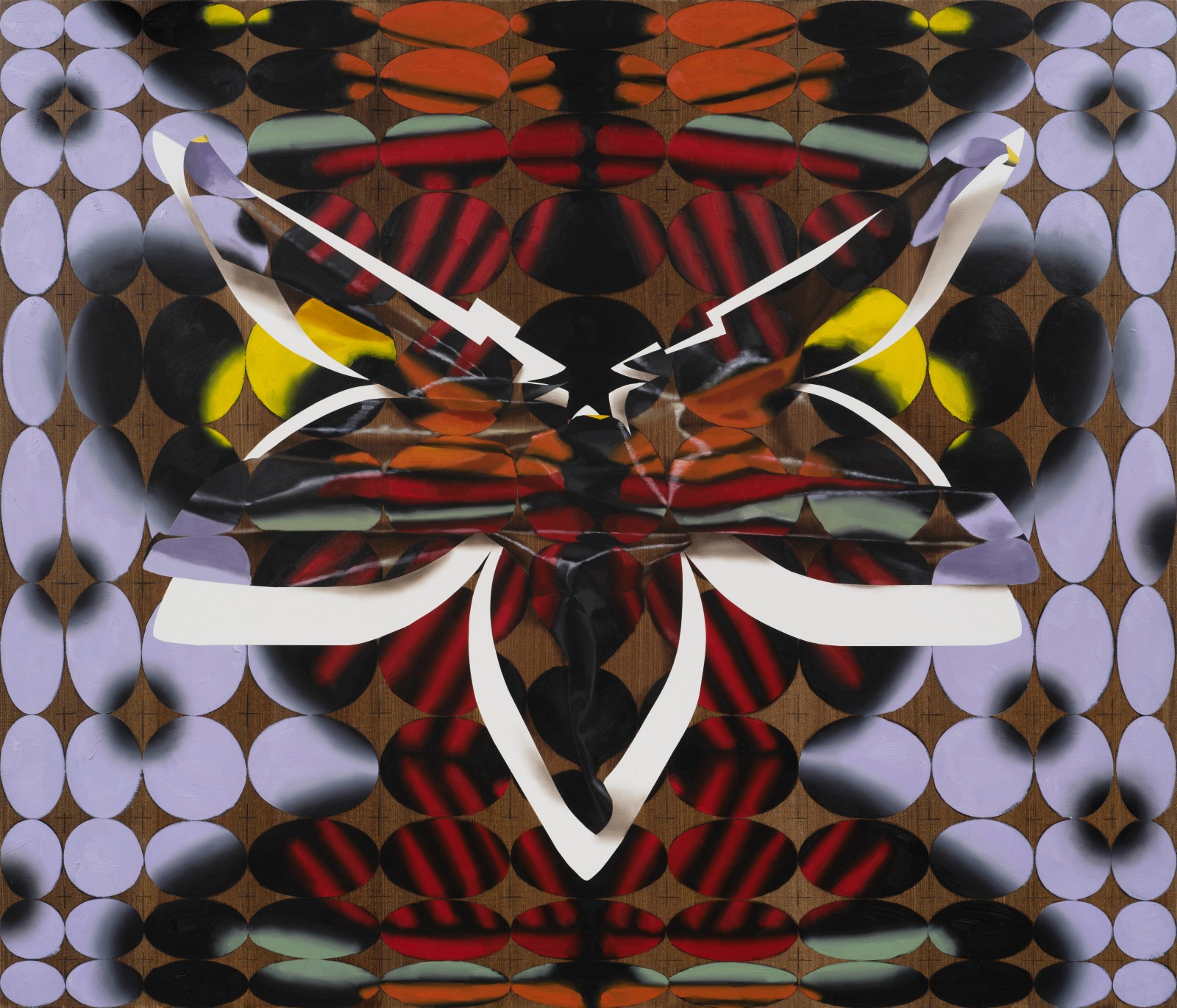 Vivien Zhang to be forgotten (Heliconius) 22024 Acrylic, charcoal and oil on linen 180 x 210 cm 70 7/8 x...