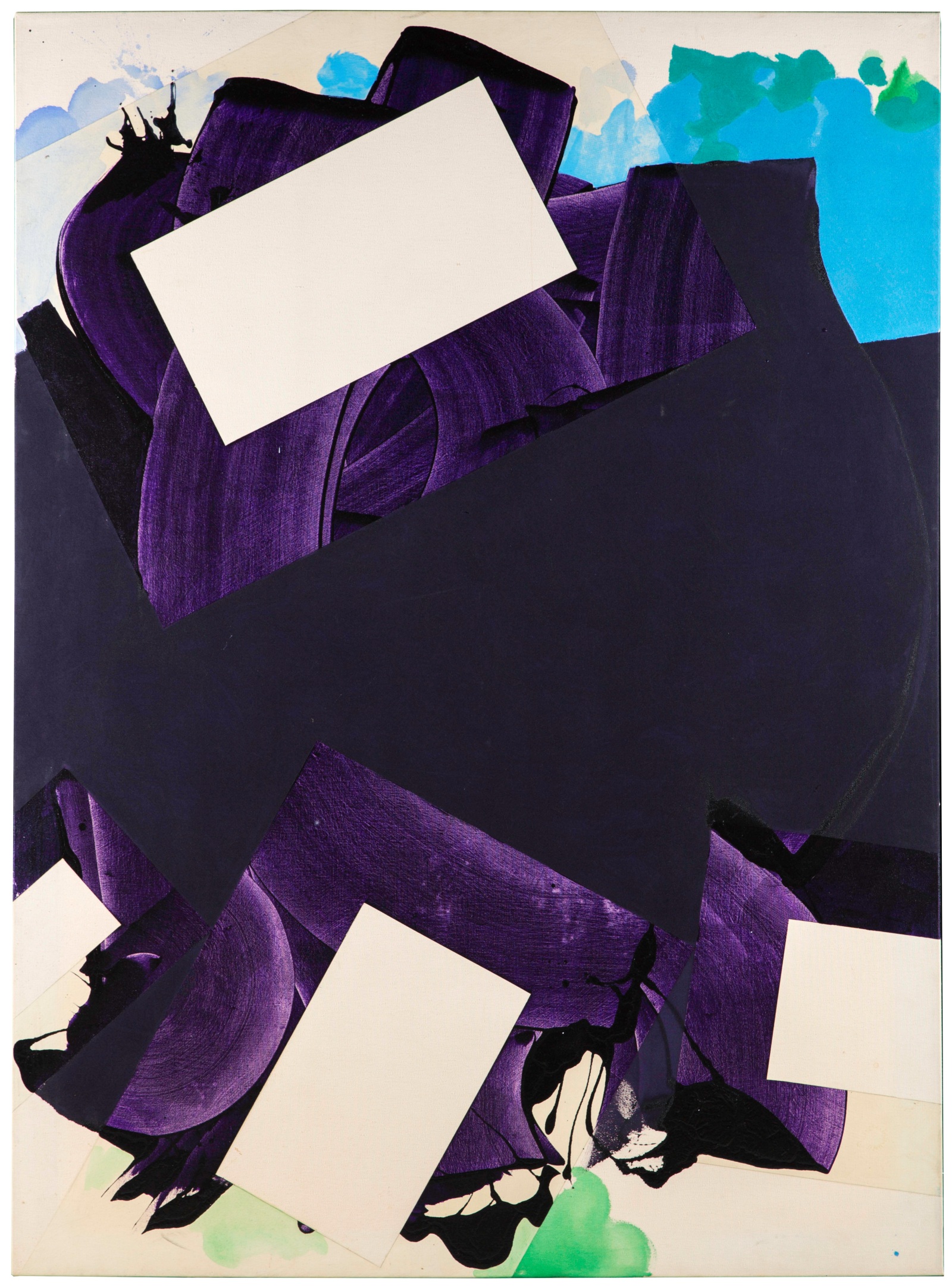 Robert Reed Plum Nellie, Untitled1972 Aquatec acrylic on canvas 180.3 x 129.5 cm 71 x 51 in