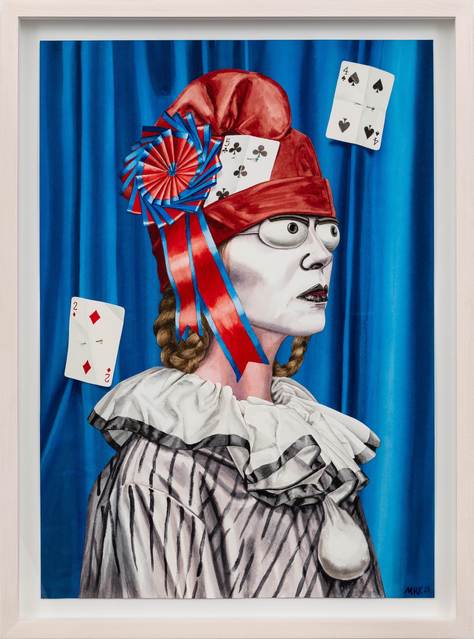 Mary Reid Kelley Septembrist2023 Watercolour, gouache, and acrylic on collaged paper 61 x 43.2 cm