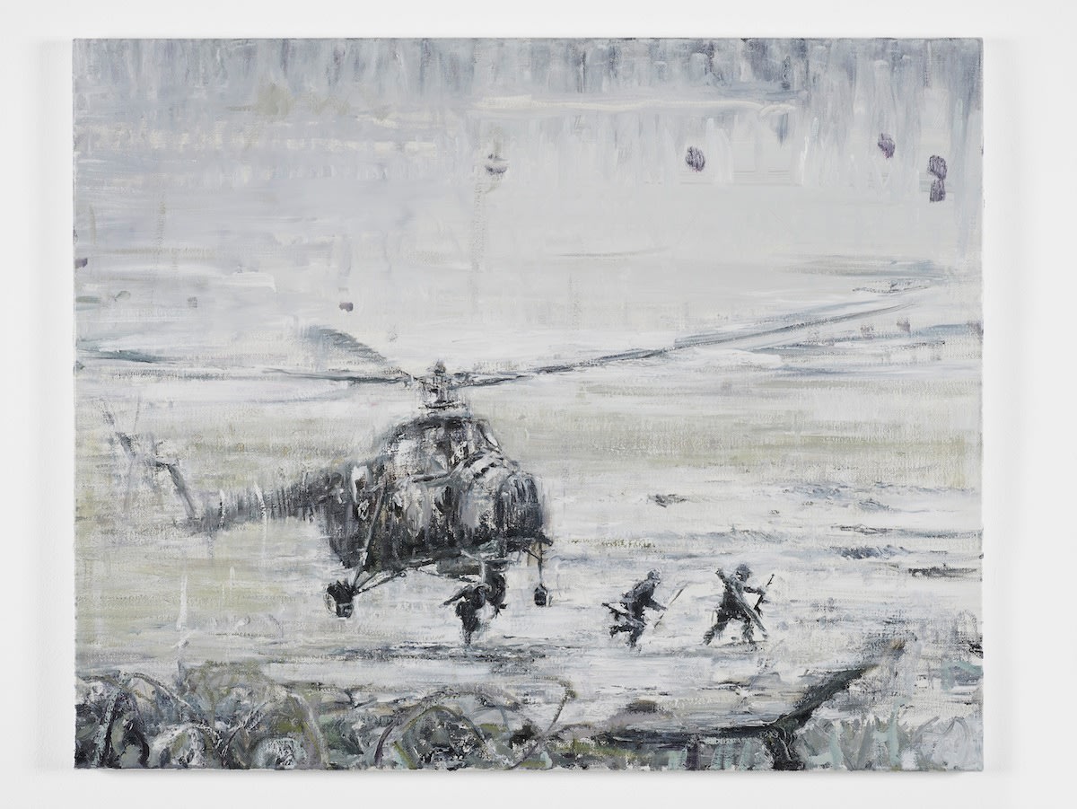 Sabine Moritz Maneuver (Baltic Sea)2013 Oil on canvas 80.5 x 101 cm