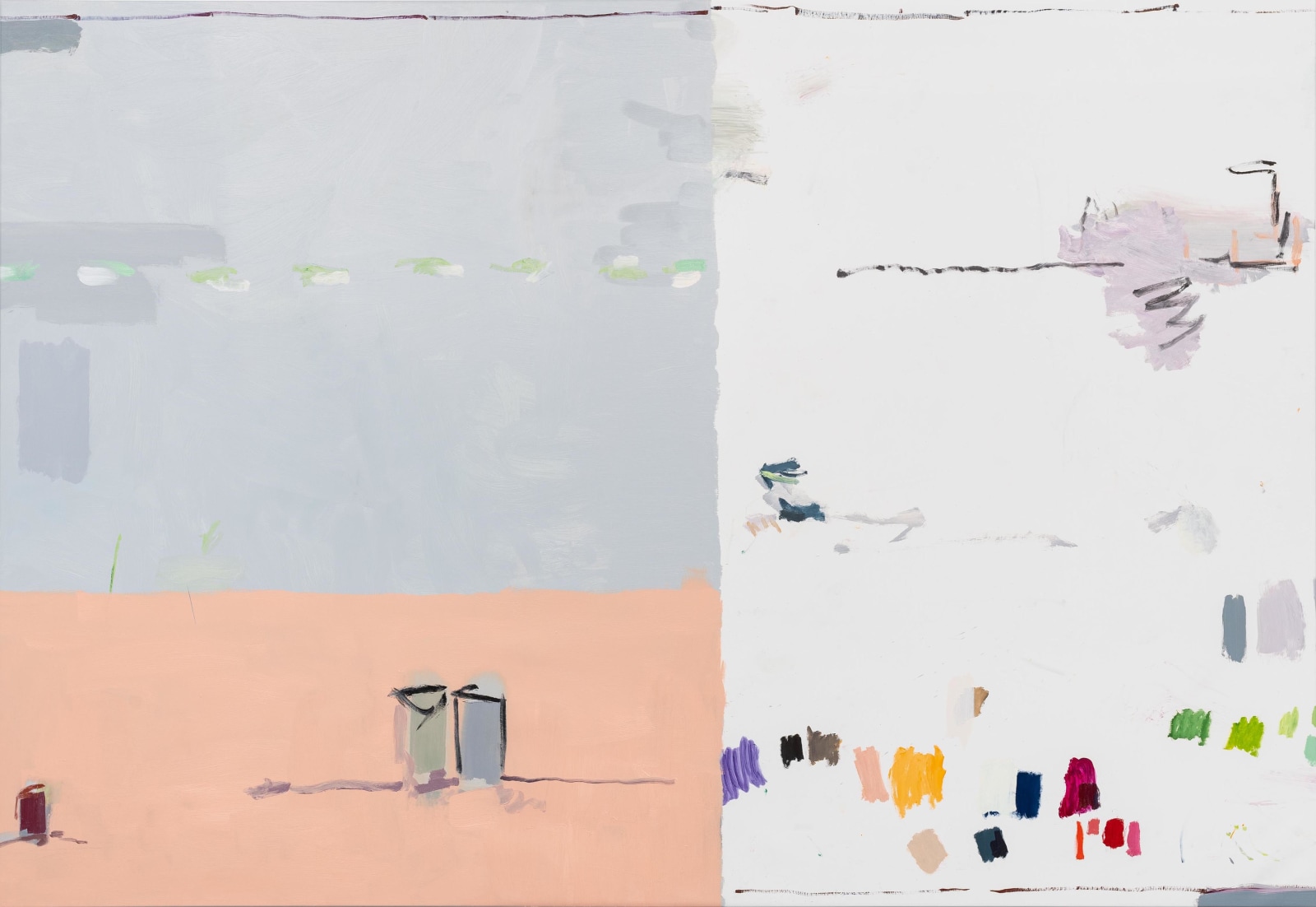 Mary Ramsden felt2019 Oil on polyester 200 x 290 cm 78 3/4 x 114 1/8 in