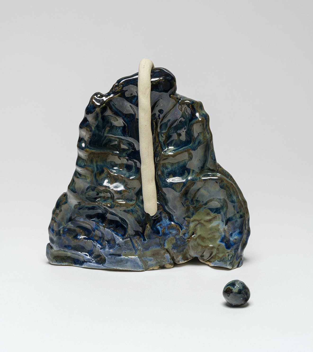 Manuel Mathieu Where Should We Begin2021 Ceramic 20.3 x 20.3 x 7.6 cm 8 x 8 x 3 in
