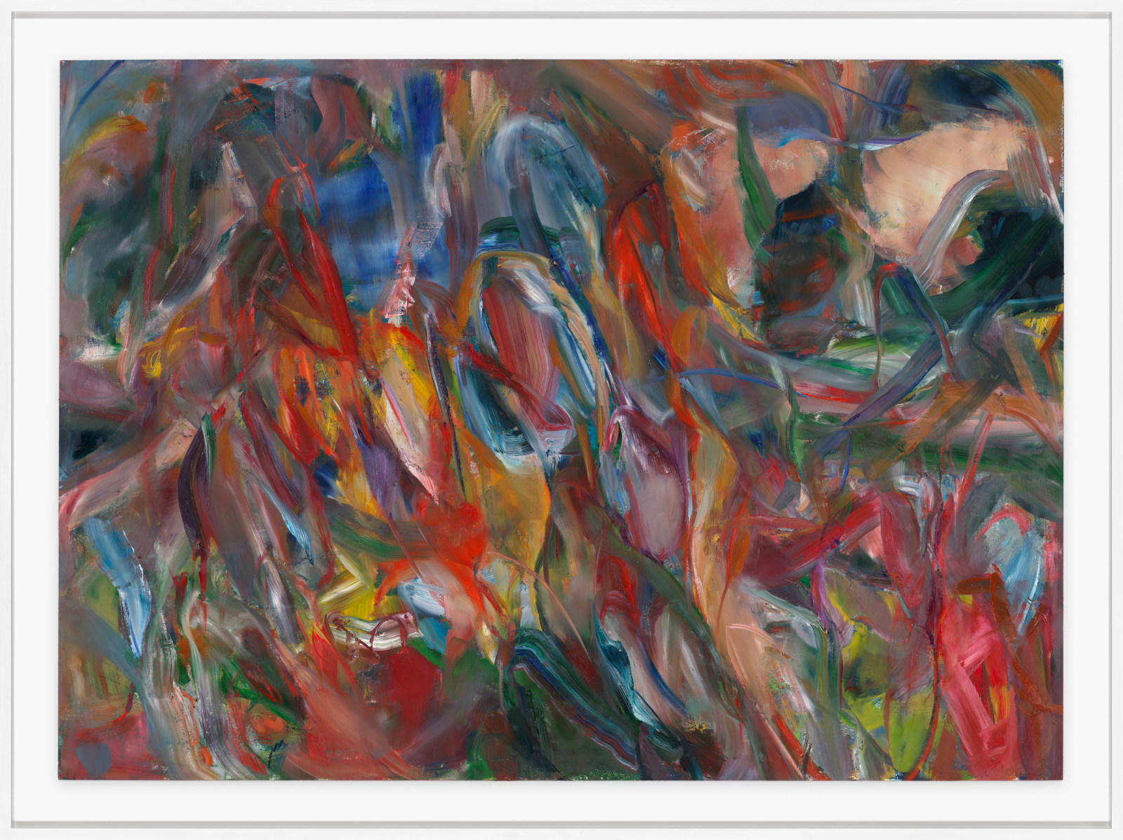 Sabine Moritz Metamorphosis (Ovid)2023 Oil on paper Unframed: 100 x 140 cm 39 3/8 x 55 1/8 in Framed: 116...