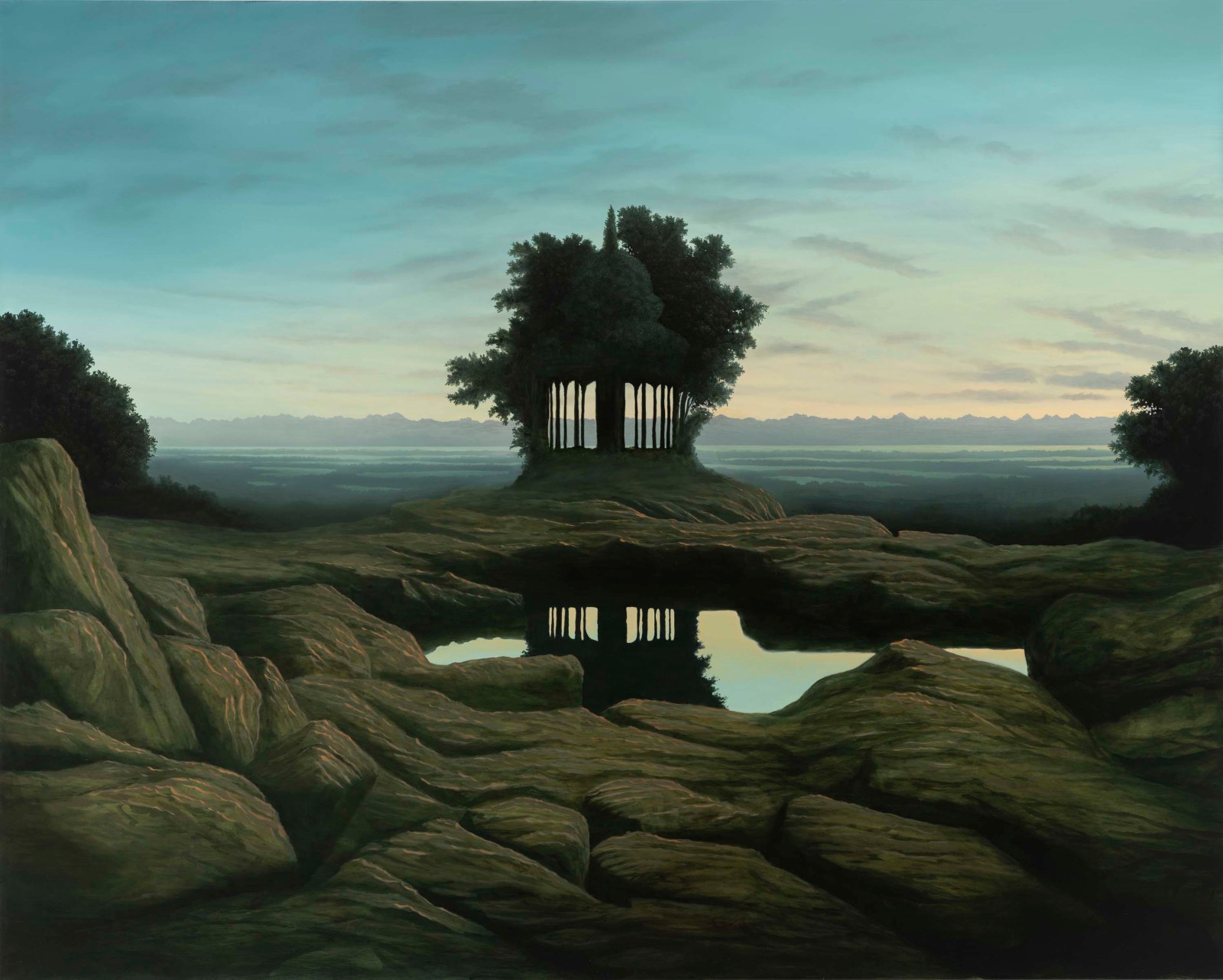 Sholto Blissett To see the wood for the trees III2025 Oil on canvas 160 x 200 cm 63 x 78...