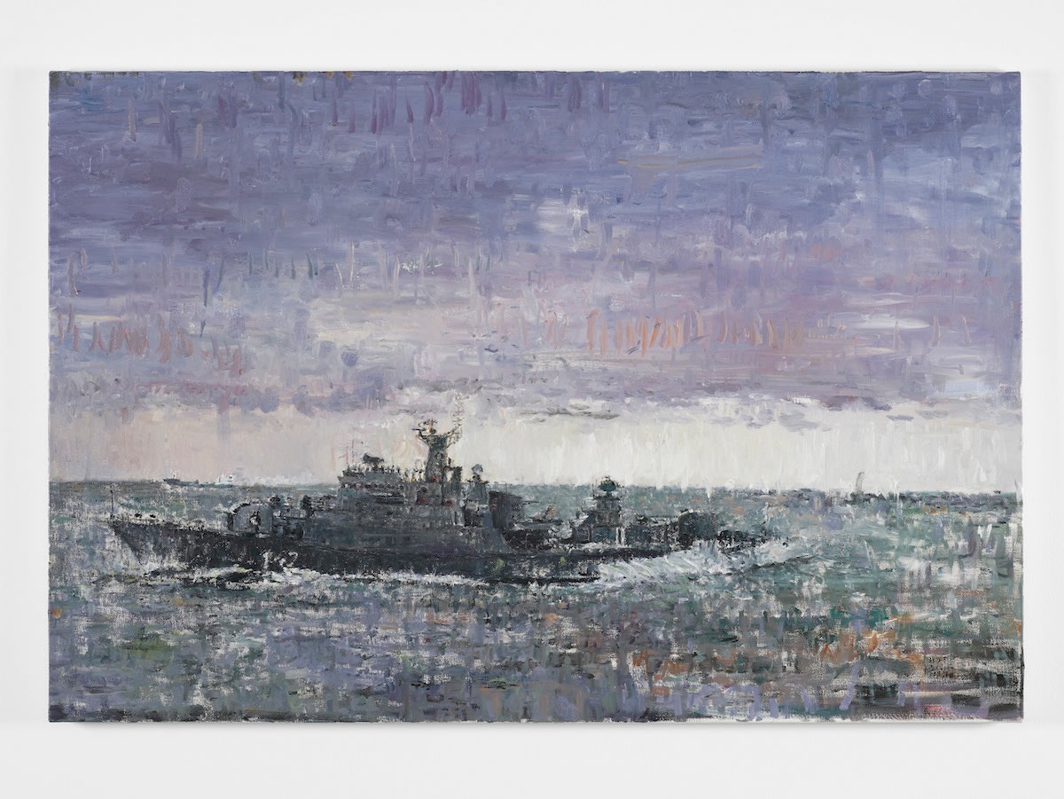 Sabine Moritz Frigate Berlin2013 Oil on canvas 100 x 150 cm