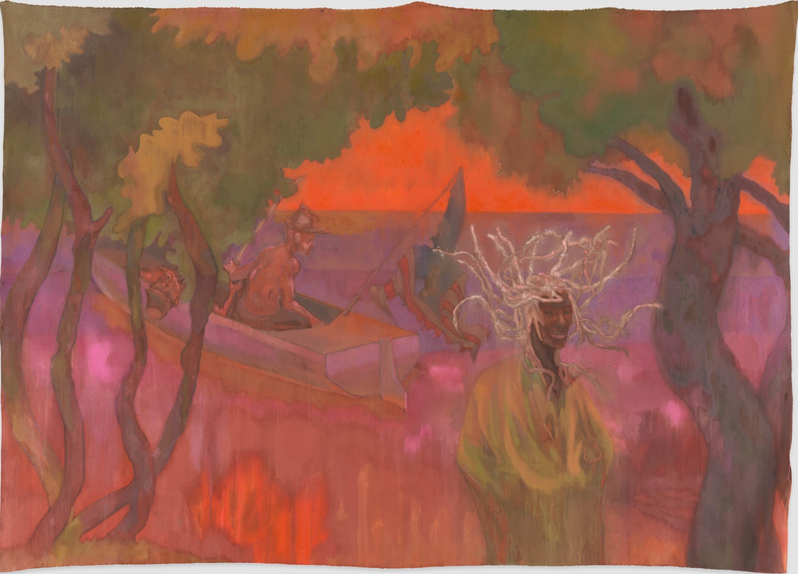 Sedrick Chisom, Medusa Wandered the Wetlands of the Capital Citadel Undisturbed by Two Confederate Drifters Preoccupied by Poisonous Vapors that...